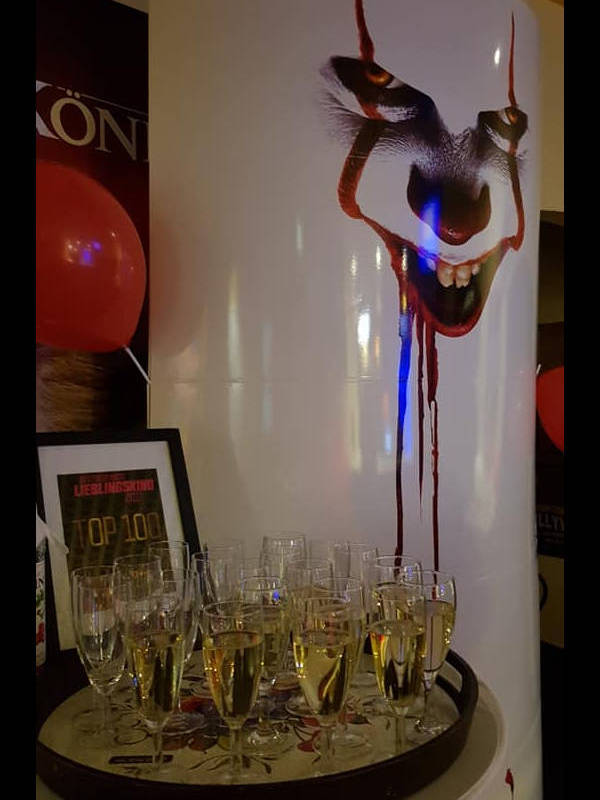Sekt für die Besucher